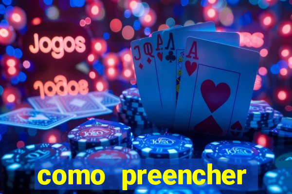 como preencher recibo de pagamento