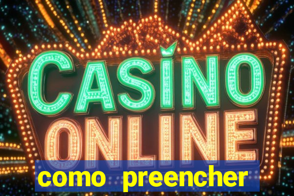 como preencher recibo de pagamento