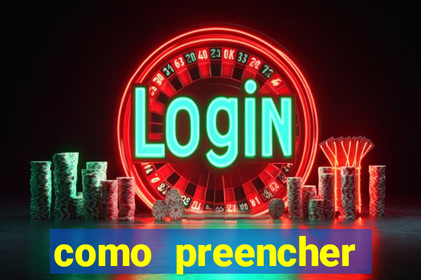 como preencher recibo de pagamento