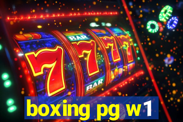 boxing pg w1
