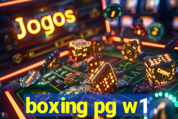boxing pg w1