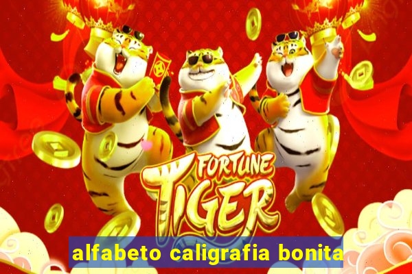 alfabeto caligrafia bonita