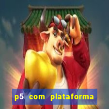 p5 com plataforma de jogos