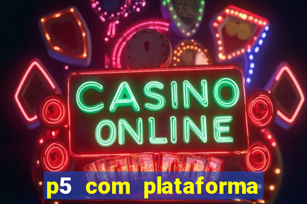 p5 com plataforma de jogos