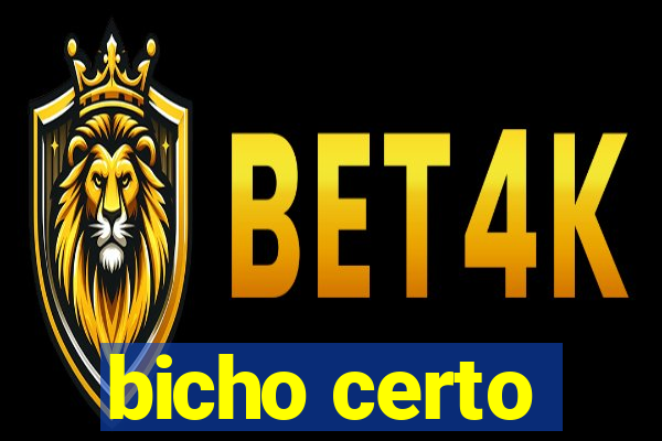 bicho certo