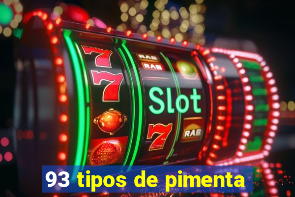 93 tipos de pimenta