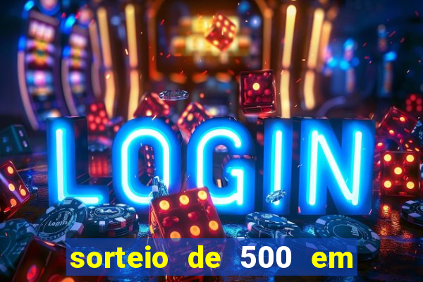 sorteio de 500 em cash toda segunda feira novibet como funciona