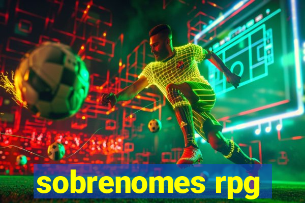 sobrenomes rpg
