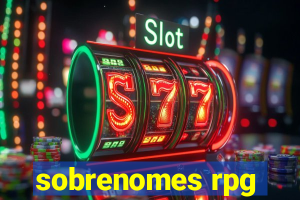 sobrenomes rpg