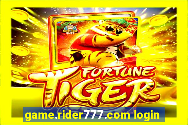 game.rider777.com login