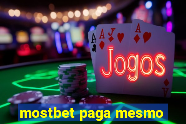 mostbet paga mesmo