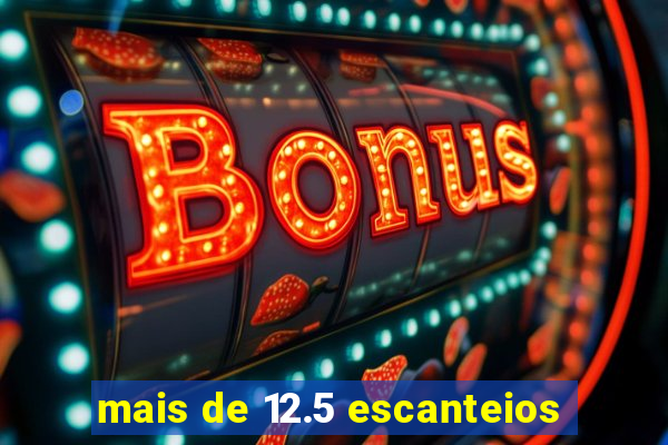 mais de 12.5 escanteios